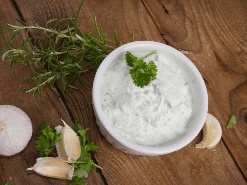 Skinny bacon and cauliflower cheese