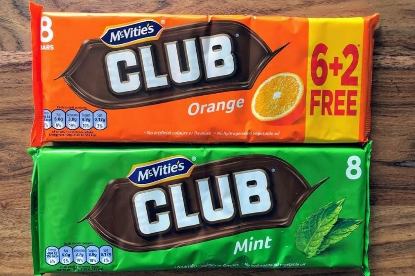 Syn Values Of Club Biscuits