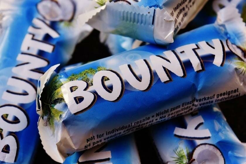 Syn Values Of Bounty Chocolate Bars