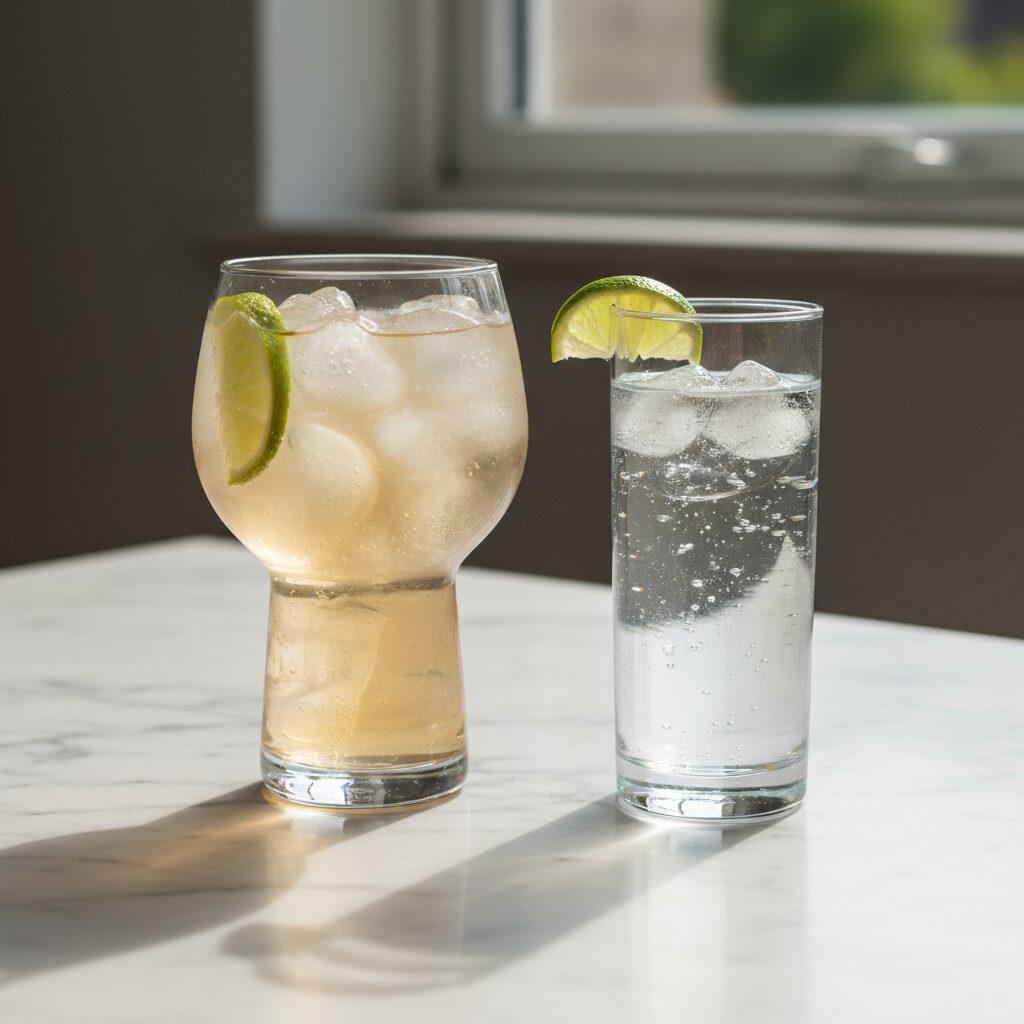 Slimline tonic vs regular tonic calorie comparison